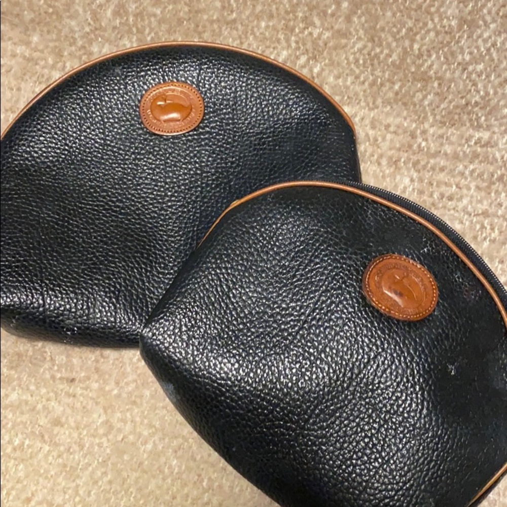 Vintage Dooney & Bourke travel cosmetic bags